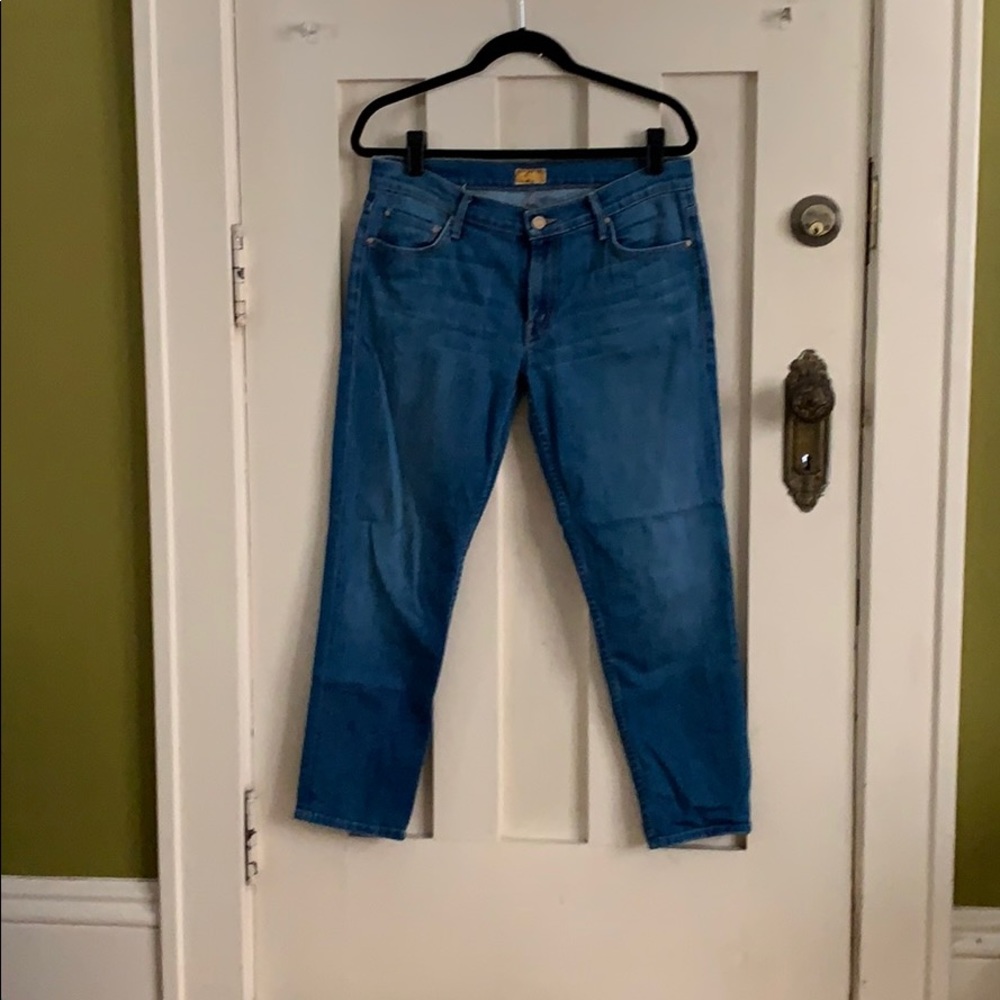 MOTHER Denim The Dropout cropped jean